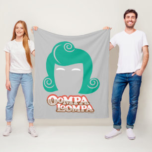 Oompa Loompa Hair Graphic フリースブランケット