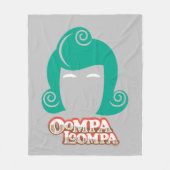 Oompa Loompa Hair Graphic フリースブランケット (正面)