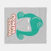 Oompa Loompa Hair Graphic フリースブランケット (正面(横))