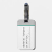 Oompa Loompa Hair Graphic ラゲッジタグ (裏面縦)