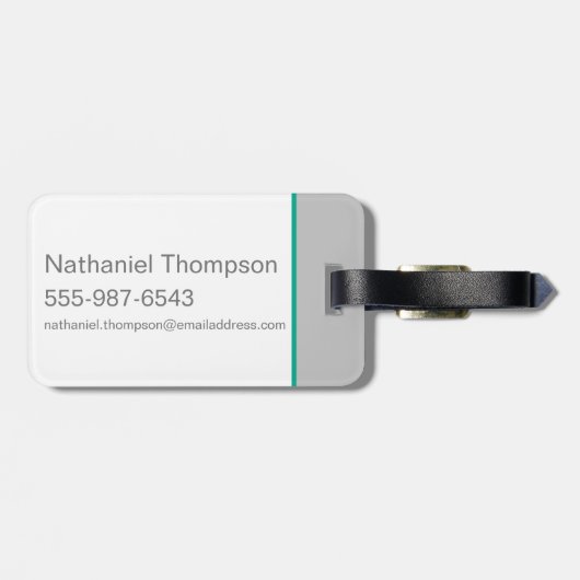 Oompa Loompa Hair Graphic ラゲッジタグ (裏面横)