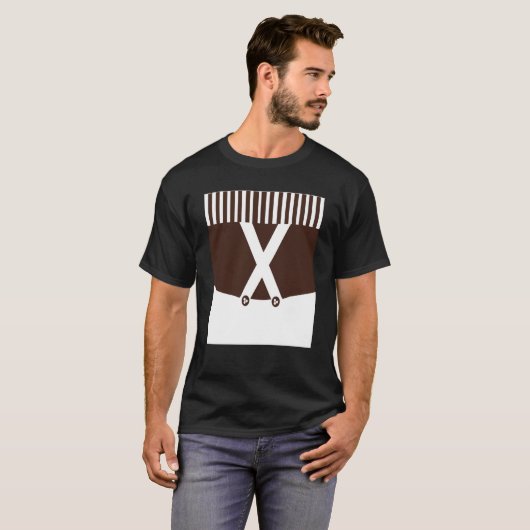 Oompa Loompa Outfit Theme Graphic Tシャツ (正面フル)
