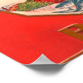 Oonaブランドサーモンラベル ポスター (角)