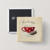 OooのLaのラテ 缶バッジ (正面&裏面)