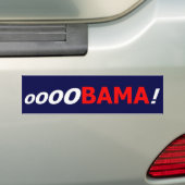 oooOBAMA!  バンパーステッカー (車上)