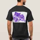 OOOOH、戯曲! w/masksは支持します Tシャツ (裏面)