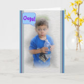 Oooops! カード (黄色い花)