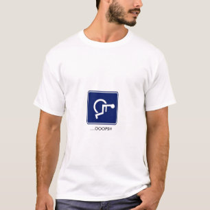 OOOPS! ハンディキャップのワイシャツ Tシャツ