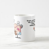 Ooops….医学の"練習" コーヒーマグカップ (中央)