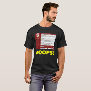 OOOPS! Ransomware "WannaCry" Tシャツ