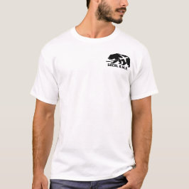 OoP – 前面および背面 – ライトシャツ付き黒 Tシャツ