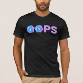 OopsゲームサイコロTシャツ Tシャツ (正面)