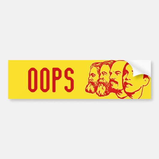 OOPSバンパーステッカー バンパーステッカー (正面)