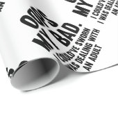 Oops私の悪い状態 ラッピングペーパー (ロールコーナー)