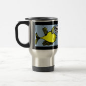 OOPS逆さまにおもしろいな漫画のタンブラーを採取して下さい トラベルマグ (左)