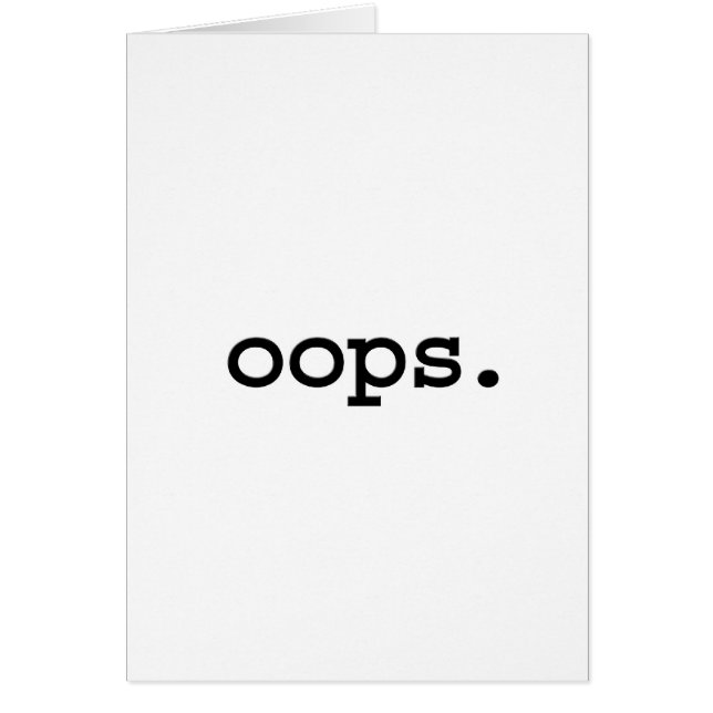 oops. (正面)