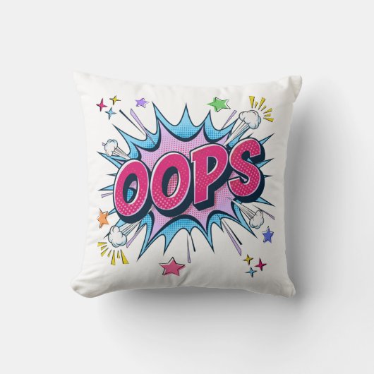 OOPS コミックバースト クッション (正面)
