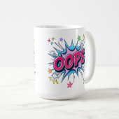 OOPS コミックバースト コーヒーマグカップ (正面右)