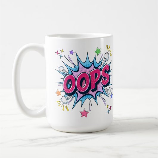OOPS コミックバースト コーヒーマグカップ (左)