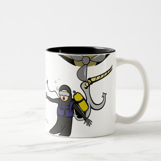 Oops ツートーンマグカップ (右)