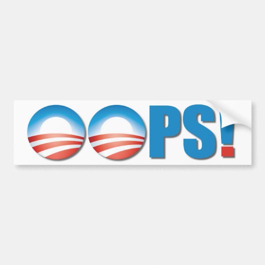 OOPS! バンパーステッカー (正面)