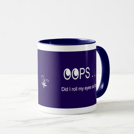 Oops…圧延はマグを注目します マグカップ (正面右)