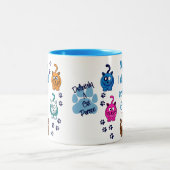 Oops! 私は別の猫を採用しました! ツートーンマグカップ (中央)