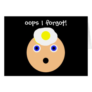 oops! 私は忘れました!