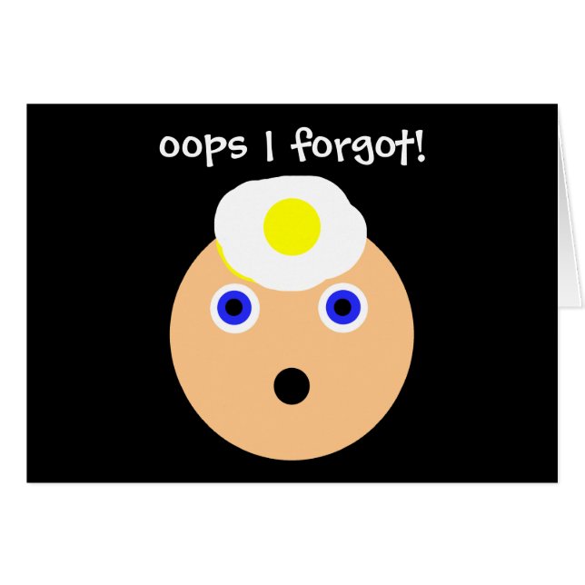 oops!  私は忘れました! (正面横)