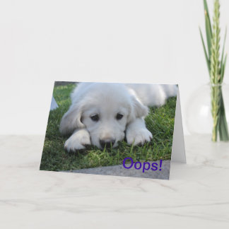 Oops、私は残念な謝罪カードです カード