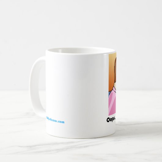 Oops、私は英国の程度を得ました コーヒーマグカップ (正面左)