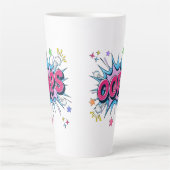 OOPS Comic Burst カフェラテマグ (正面)