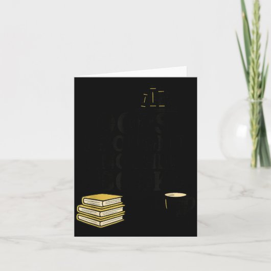 Oops I Bought Another Book, Funny Book Lover  カード (正面)