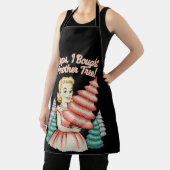 Oops I Bought Another Tree Funny Xmas Christmas エプロン (インサイチュ)