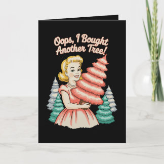 Oops I Bought Another Tree Funny Xmas Christmas シーズンカード