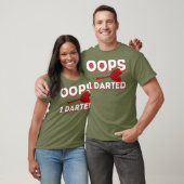 Oops I darted - Darts Club Dart Player Tシャツ (ユニセックス)