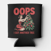 Oops I Got Another Tree Christmas Ornaments Retro 缶クーラー (正面)