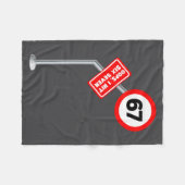 Oops I Hit Six Seven 6 7 Meme Funny Brainrot Inter フリースブランケット (正面(横))