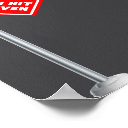 Oops I Hit Six Seven 6 7 Meme Funny Brainrot Inter ポスター (角)