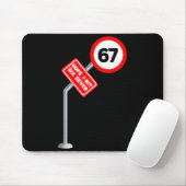 Oops I Hit Six Seven 6 7 Meme Funny Brainrot Inter マウスパッド (マウス)