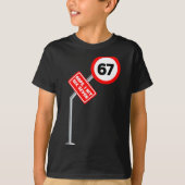 Oops I Hit Six Seven 6 7 Meme Funny Brainrot Inter Tシャツ (正面)