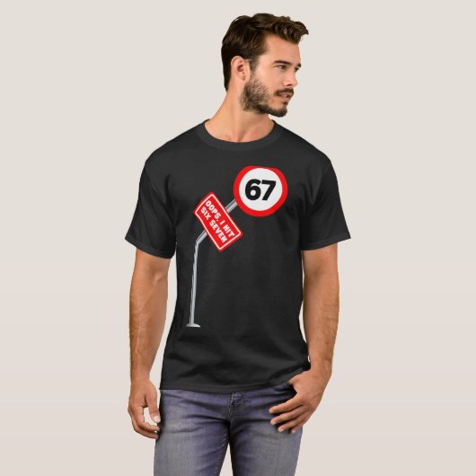 Oops I Hit Six Seven 6 7 Meme Funny Brainrot Inter Tシャツ (正面フル)