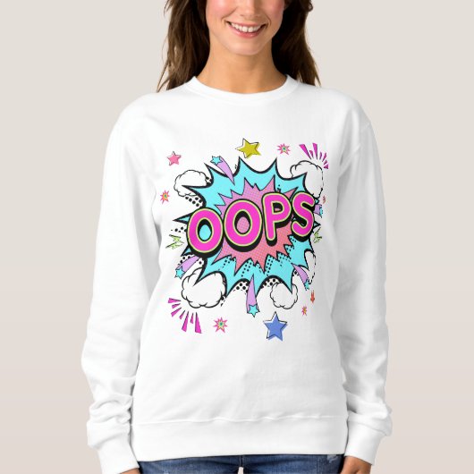 Oops Pop Art Explosion スウェットシャツ (正面)