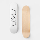 Oops Shrug Emoticon O\_(シ)_/ 日本のKaomoji スケートボード (正面)