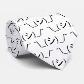 Oops Shrug Emoticon O\_(シ)_/ 日本のKaomoji ネクタイ (ロール)