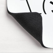 Oops Shrug Emoticon O\_(シ)_/ 日本のKaomoji マウスパッド (コーナー)