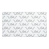 Oops Shrug Emoticon O\_(シ)_/ 日本のKaomoji 枕カバー (裏面-左)