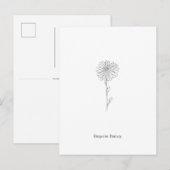 Oopsie Daisy I'm Sorry Apology Apologize ポストカード (正面/裏面)