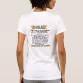 OORAHそれは海洋の事です Tシャツ (裏面)