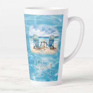 Oostburg Beach (マッチングジャーナルもございます) カフェラテマグ